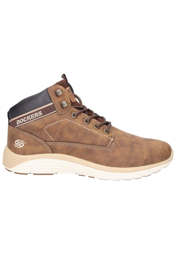 Dockers Sneaker Lederimitat Coffee - surf4shoes