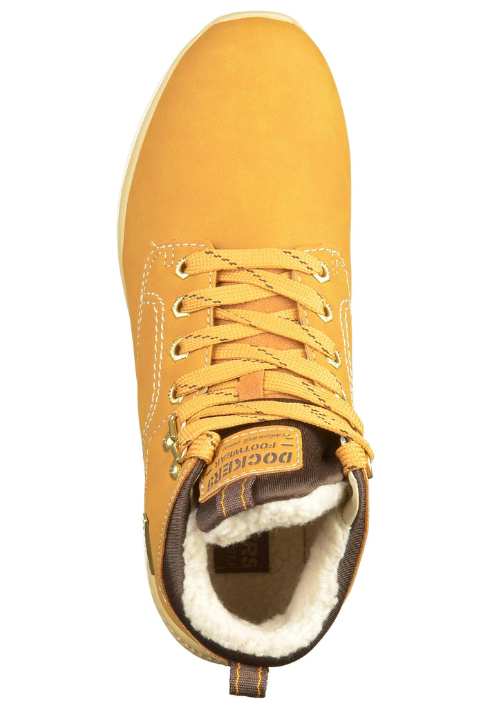 Dockers Sneaker Lederimitat Beige - surf4shoes