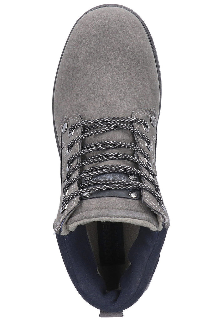 Dockers Stiefelette Lederimitat Dunkelgrau - surf4shoes