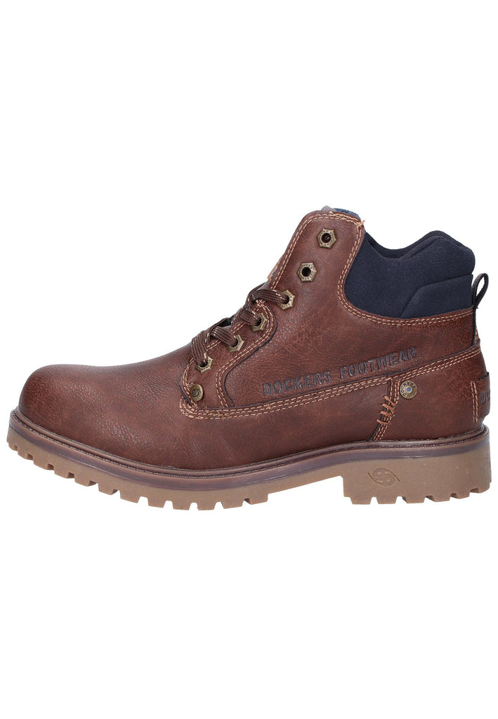 Dockers Stiefelette Lederimitat Coffee - surf4shoes