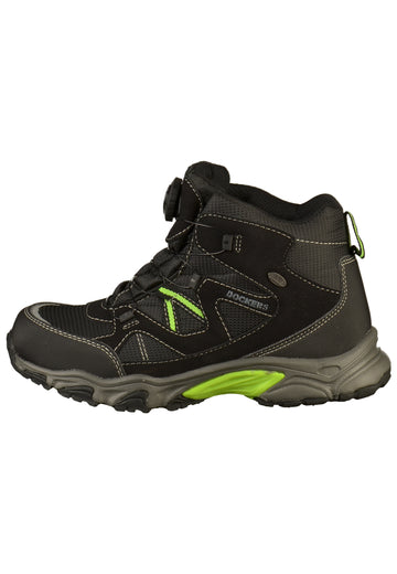 Dockers Wanderschuhe Lederimitat/Textil Schwarz - surf4shoes