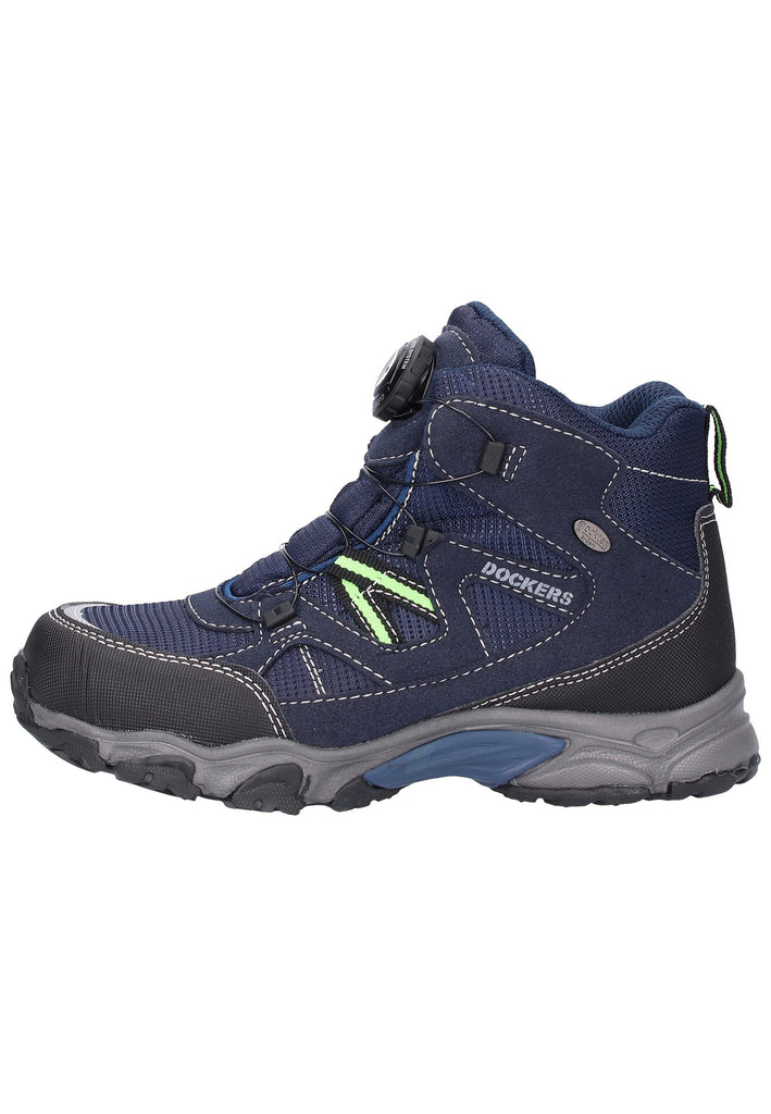 Dockers Wanderschuhe Lederimitat/Textil Blau - surf4shoes