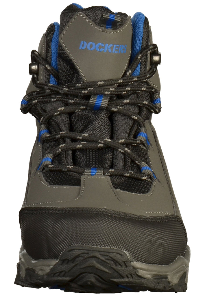 Dockers Wanderschuhe Lederimitat/Textil Dunkelgrau - surf4shoes