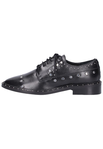 Bronx Halbschuhe Leder Schwarz - surf4shoes