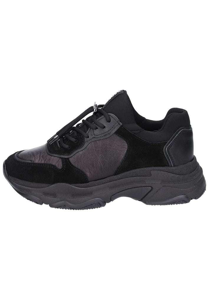 Bronx Sneaker Leder/Textil Schwarz - surf4shoes