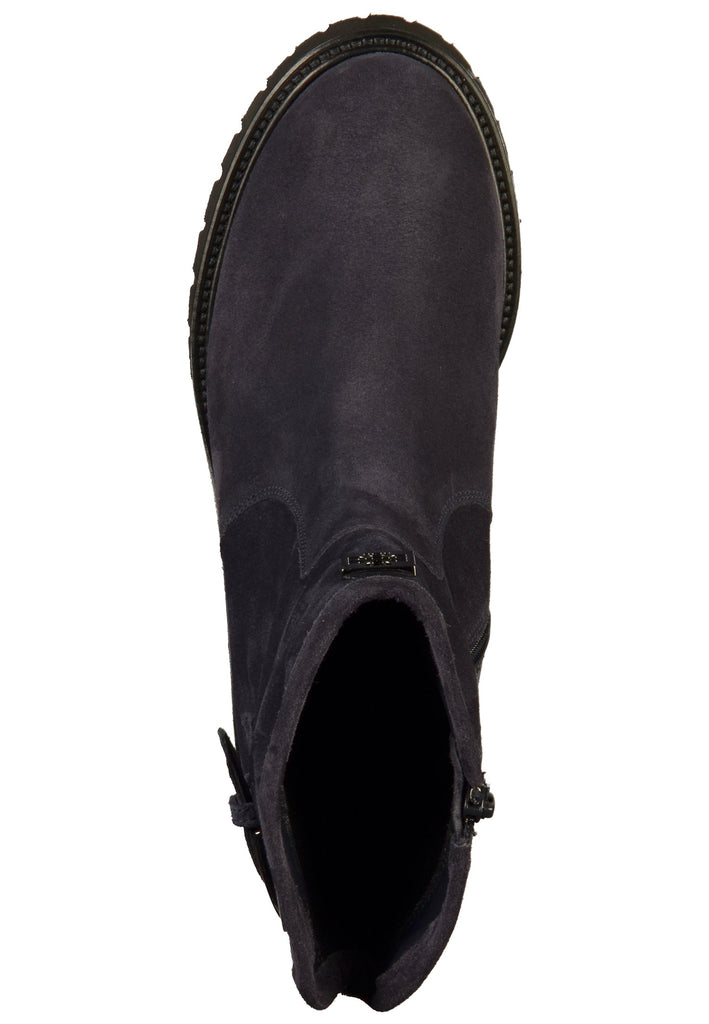 Högl Stiefelette Leder Blau - surf4shoes