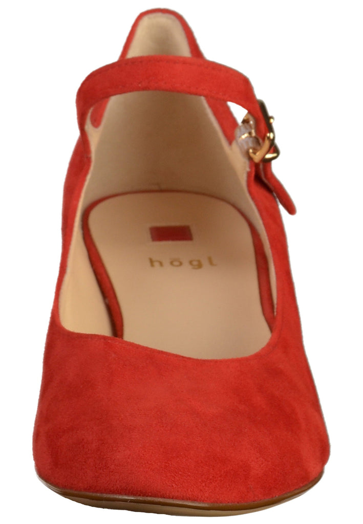 Högl Pumps Nubukleder Rot - surf4shoes