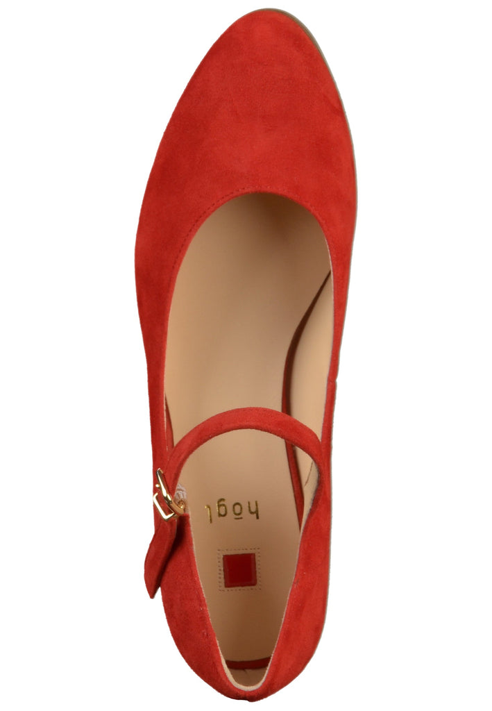 Högl Pumps Nubukleder Rot - surf4shoes