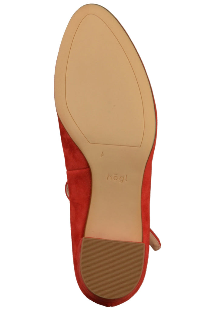 Högl Pumps Nubukleder Rot - surf4shoes