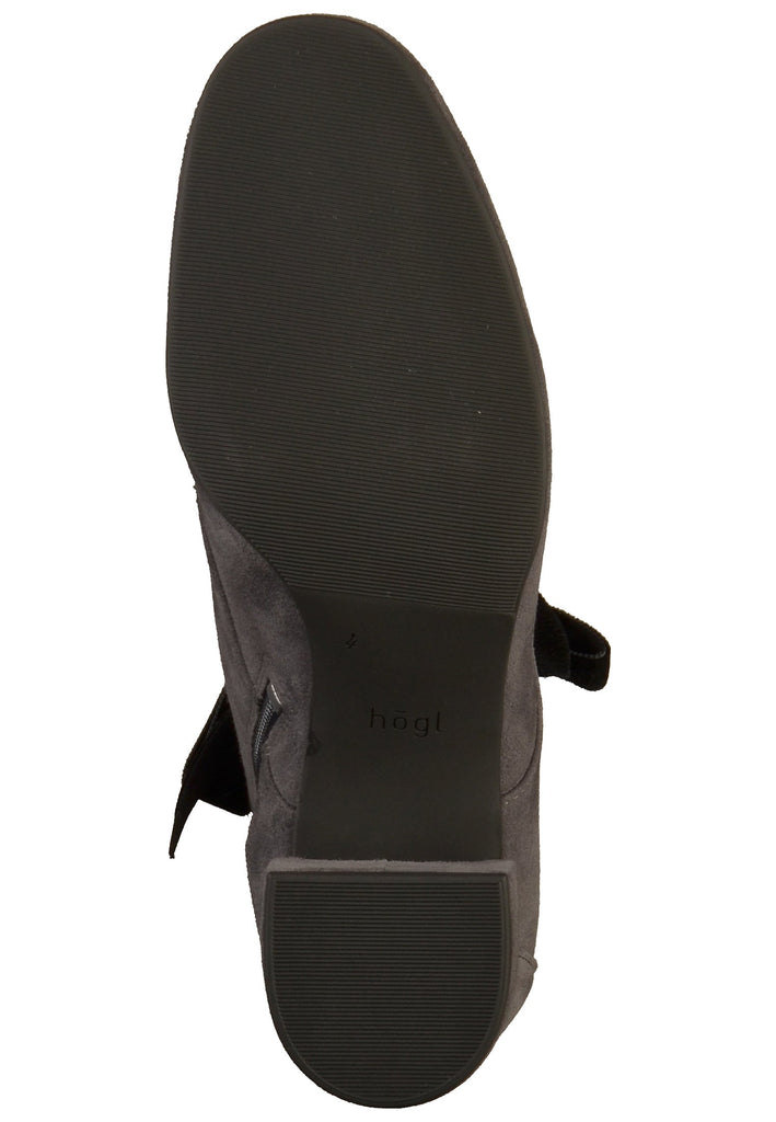 Högl Stiefelette Veloursleder Dunkelgrau - surf4shoes