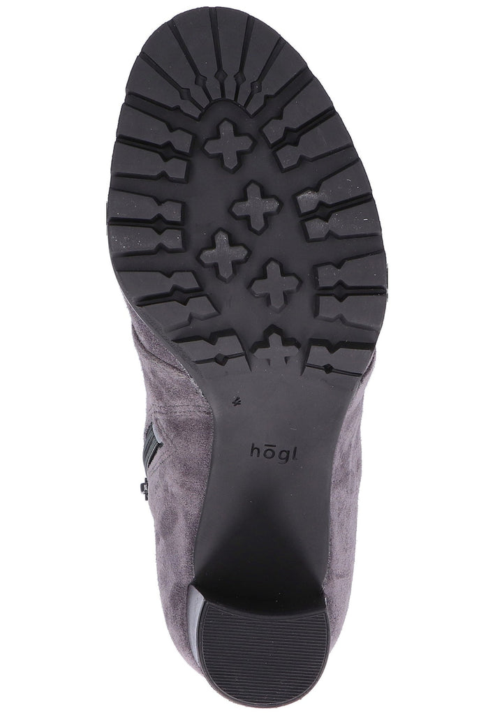 Högl Stiefelette Veloursleder Dunkelgrau - surf4shoes