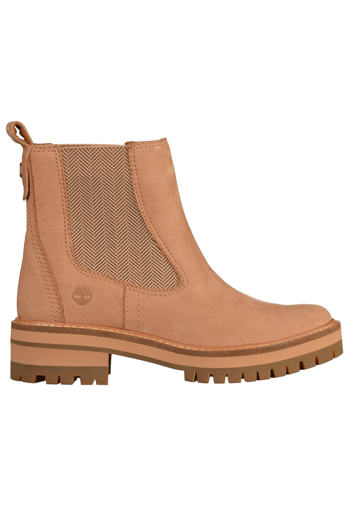 Timberland Stiefelette Leder/Textil Hellbraun - surf4shoes