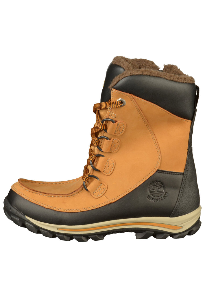 Timberland Stiefel Leder/Textil Braun Warmfutter - surf4shoes