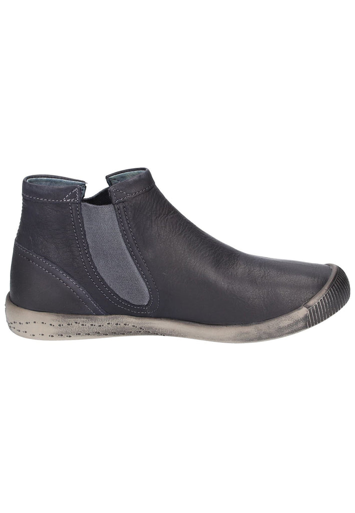 softinos Stiefelette Leder Anthrazit - surf4shoes