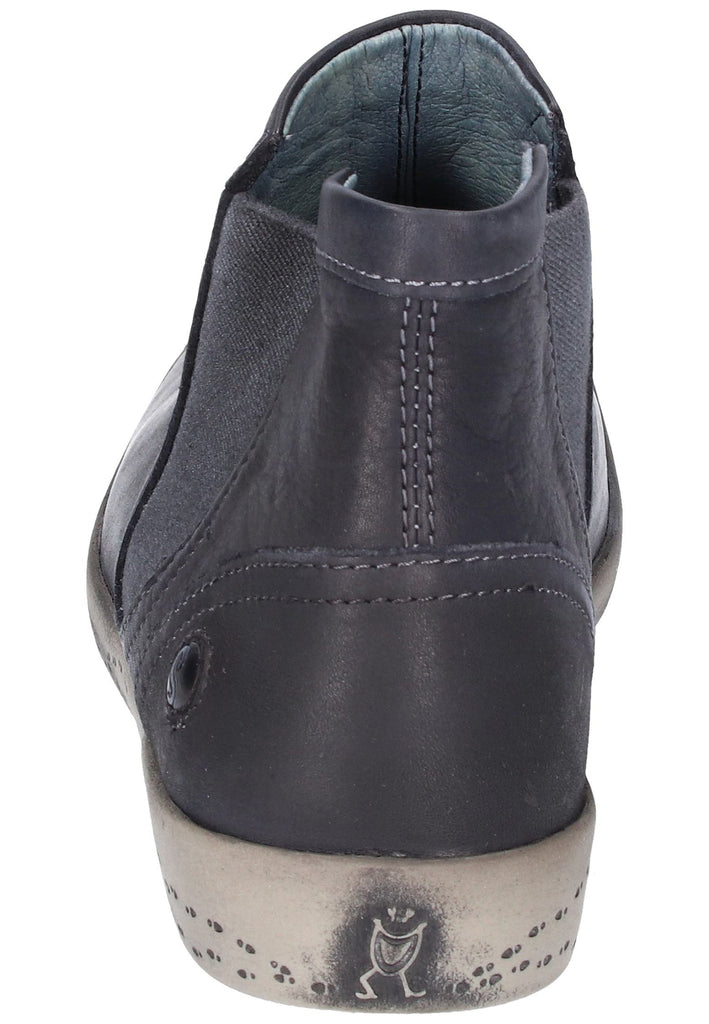 softinos Stiefelette Leder Anthrazit - surf4shoes