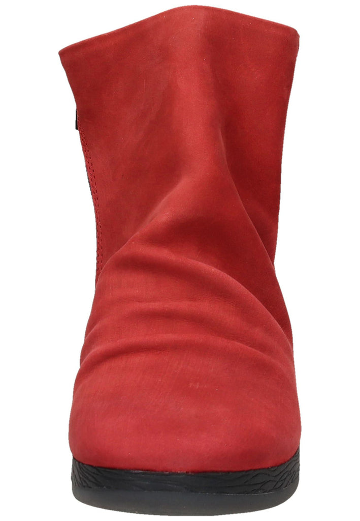 softinos Stiefelette Leder Rot - surf4shoes