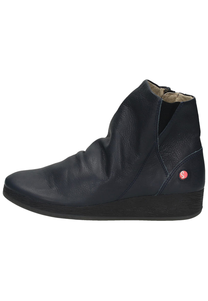 softinos Stiefelette Leder Navy - surf4shoes
