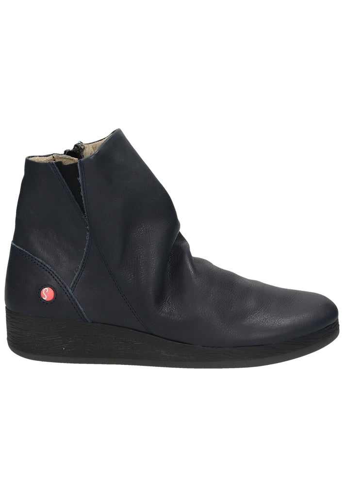 softinos Stiefelette Leder Navy - surf4shoes