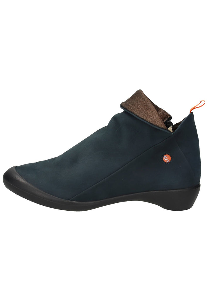 softinos Stiefelette Leder Navy - surf4shoes