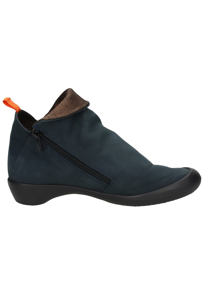 softinos Stiefelette Leder Navy - surf4shoes