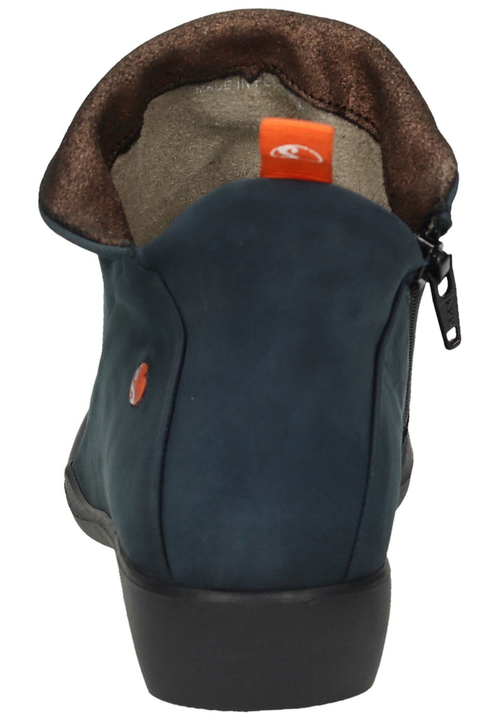 softinos Stiefelette Leder Navy - surf4shoes