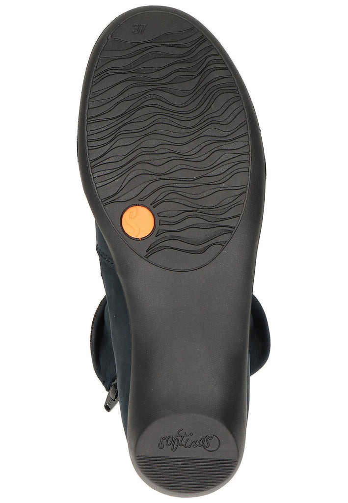 softinos Stiefelette Leder Navy - surf4shoes