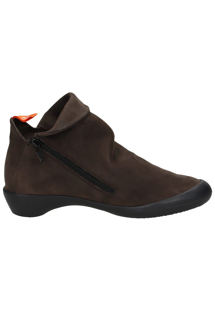 softinos Stiefelette Leder Dunkelbraun - surf4shoes