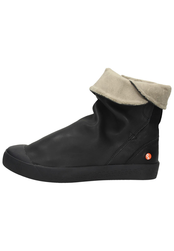 softinos Stiefelette Leder Schwarz - surf4shoes