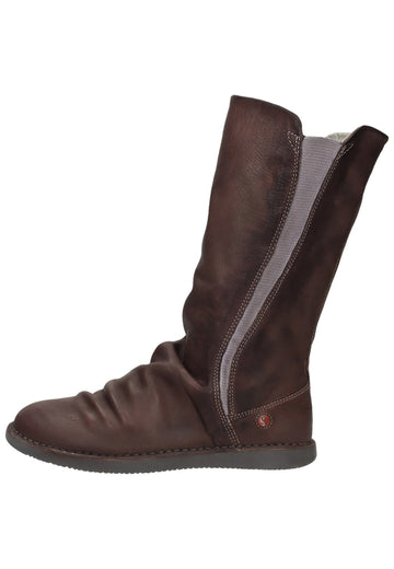 softinos Stiefel Leder Dunkelbraun - surf4shoes