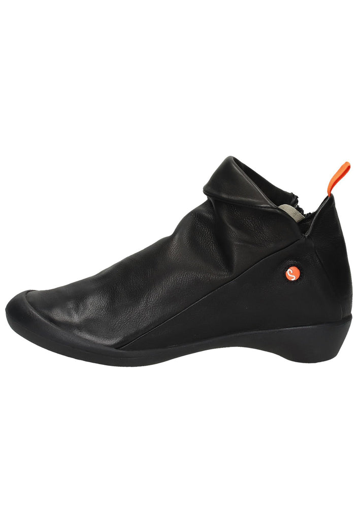softinos Stiefelette Leder Schwarz - surf4shoes