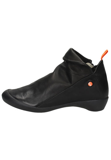 softinos Stiefelette Leder Schwarz - surf4shoes
