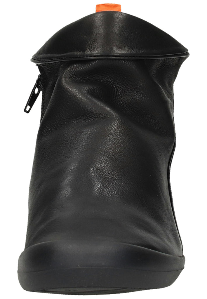 softinos Stiefelette Leder Schwarz - surf4shoes