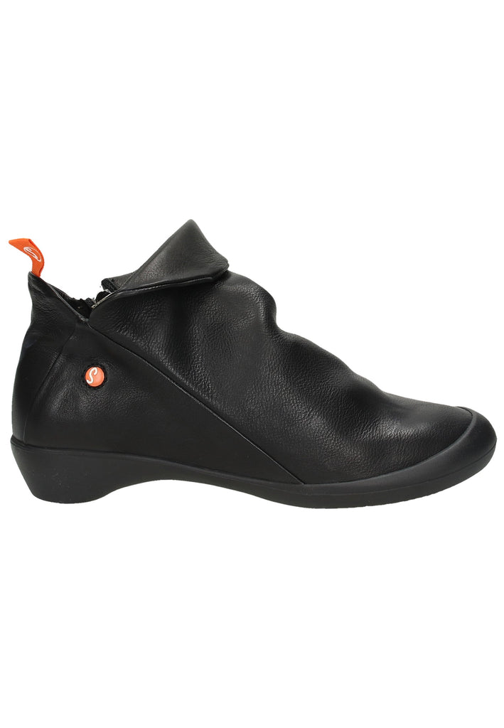 softinos Stiefelette Leder Schwarz - surf4shoes