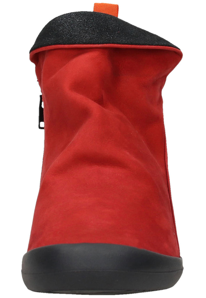 softinos Stiefelette Leder Rot - surf4shoes