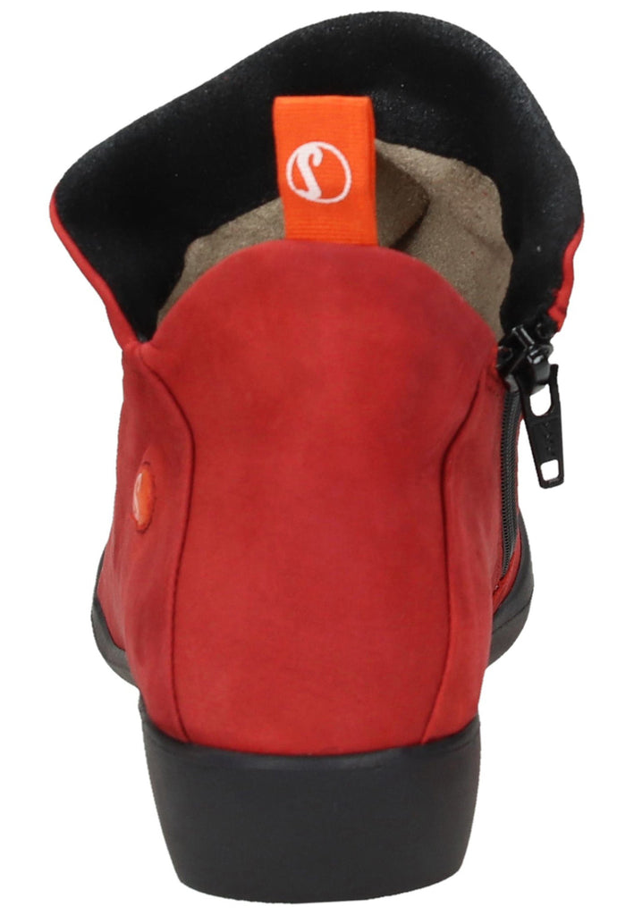 softinos Stiefelette Leder Rot - surf4shoes