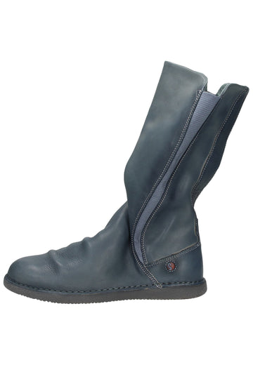 softinos Stiefel Leder Navy - surf4shoes