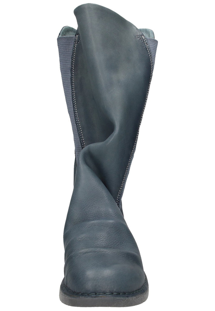 softinos Stiefel Leder Navy - surf4shoes