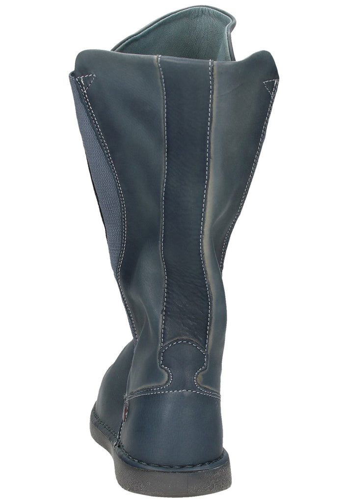 softinos Stiefel Leder Navy - surf4shoes