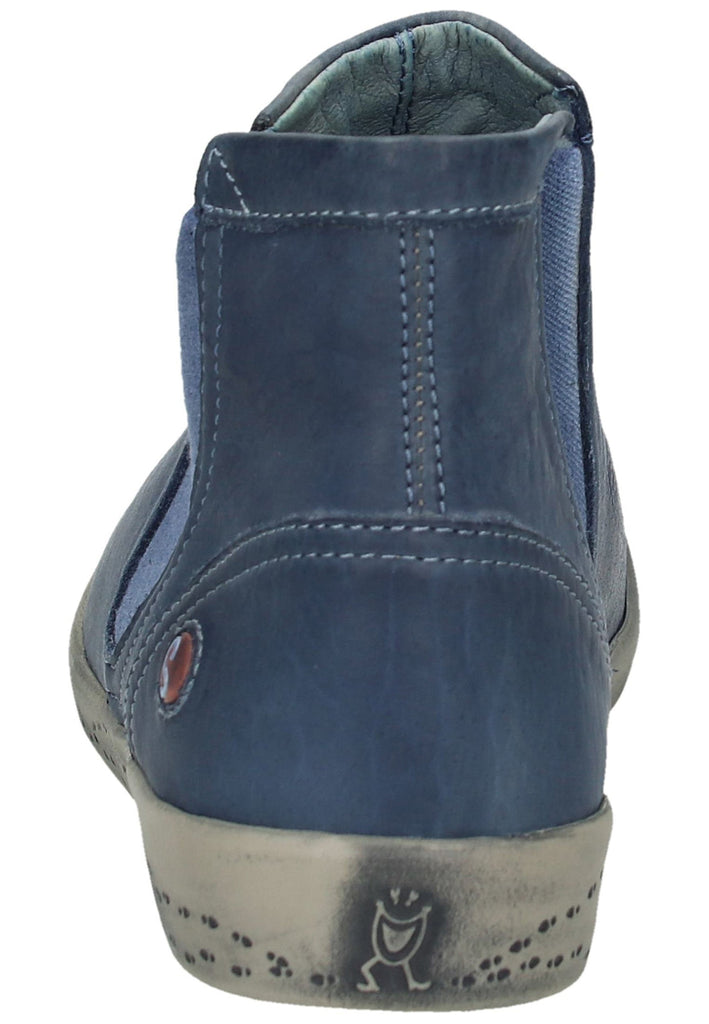 softinos Stiefelette Leder Navy - surf4shoes