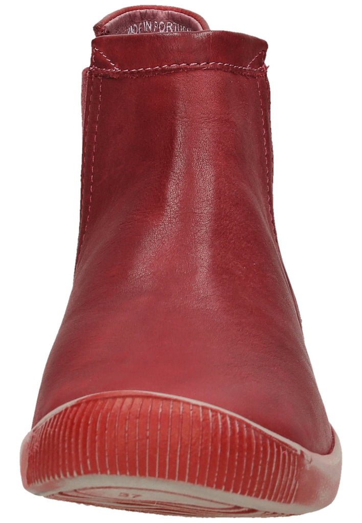 softinos Stiefelette Leder Rot - surf4shoes