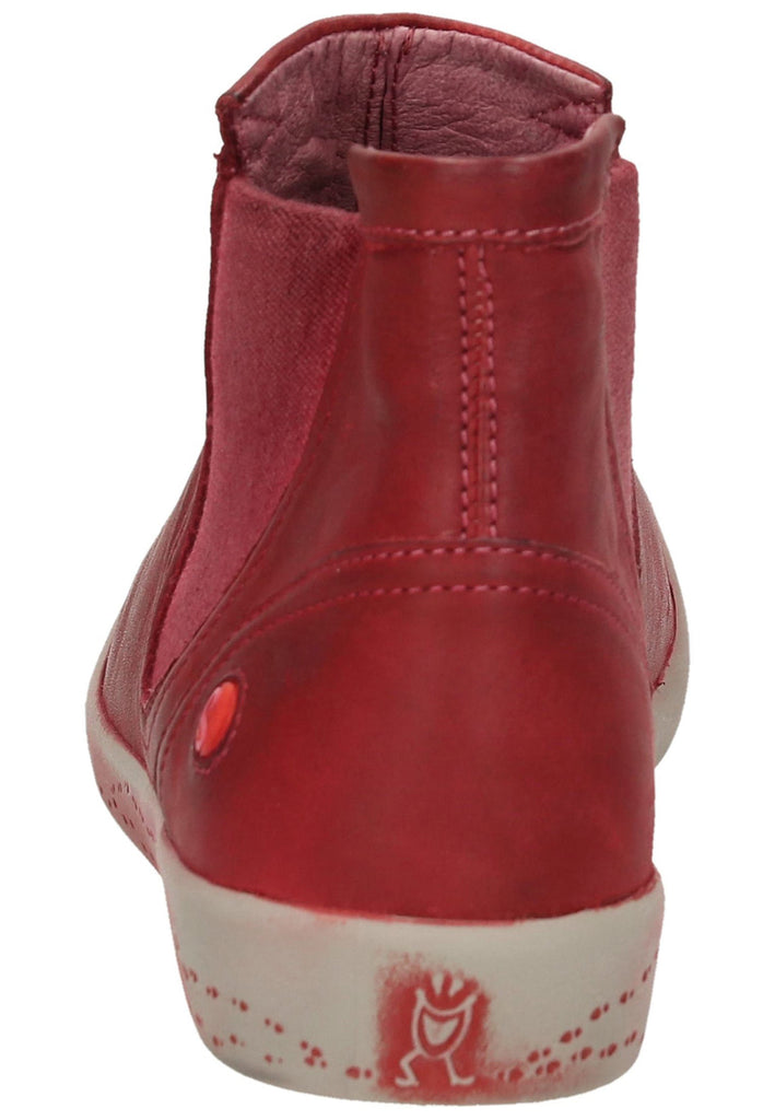 softinos Stiefelette Leder Rot - surf4shoes