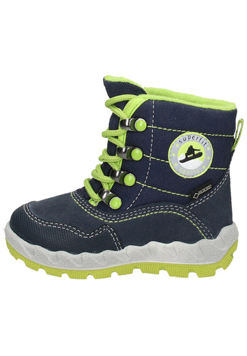 Superfit Stiefel Leder/Textil Dunkelblau - surf4shoes