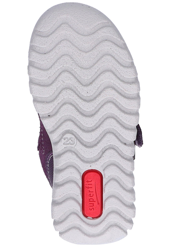 Superfit Halbschuhe Lederimitat Lila - surf4shoes