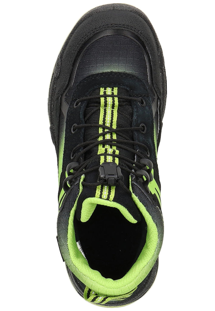 Superfit Wanderschuhe Veloursleder/Textil Schwarz - surf4shoes