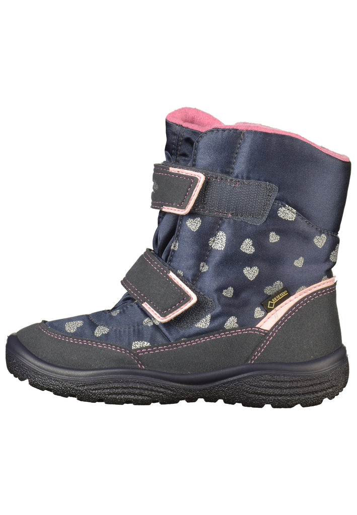 Superfit Stiefel Lederimitat/Textil Blau - surf4shoes
