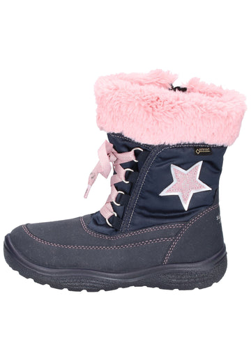 Superfit Stiefel Lederimitat/Textil Blau - surf4shoes