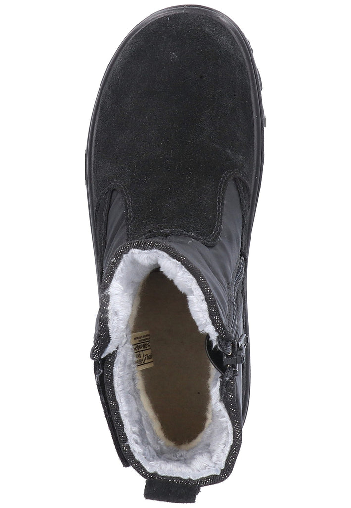 Superfit Stiefelette Leder/Textil Schwarz - surf4shoes