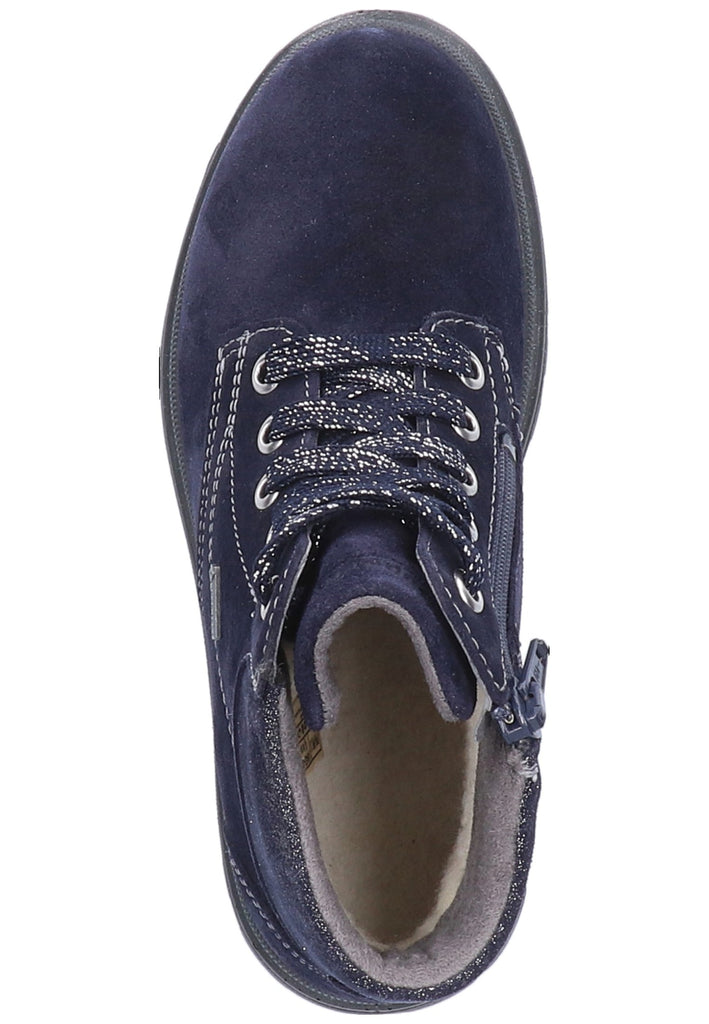 Superfit Stiefelette Veloursleder Blau - surf4shoes