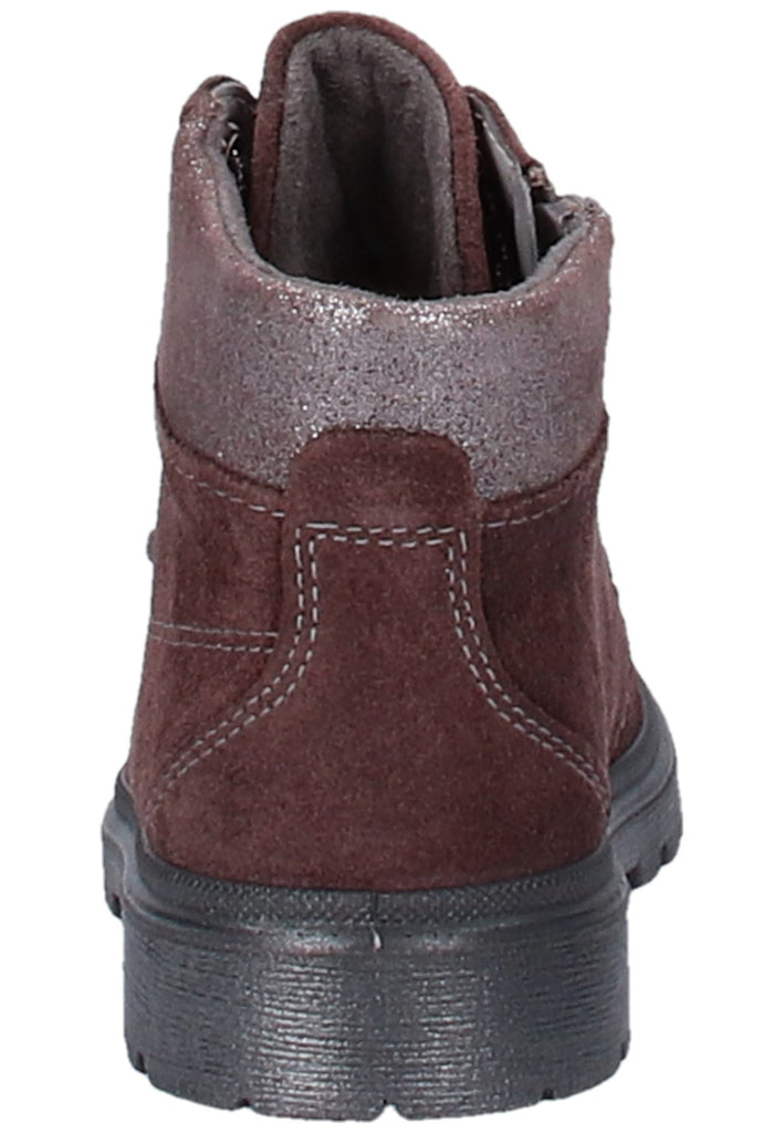 Superfit Stiefelette Veloursleder Lila - surf4shoes