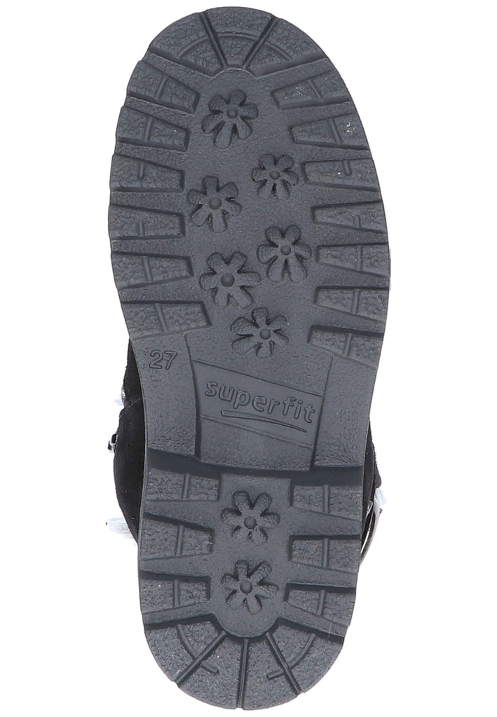 Superfit Stiefelette Veloursleder Schwarz - surf4shoes